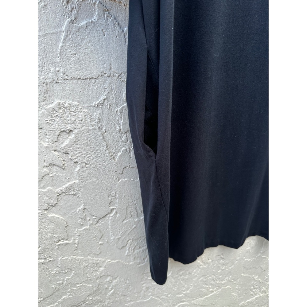 COS Shift Tee Shirt Dress Womens Medium Silk Sleeve Lagenlook Modest Relaxed - Picture 3 of 7